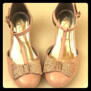 Girl small heel special occasion shoes